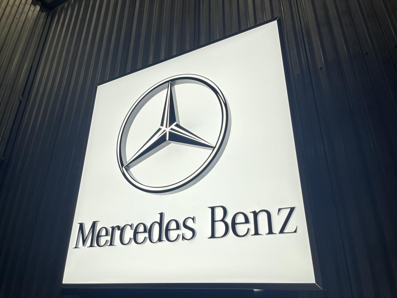 Mercedes-Benz Promotional Illuminated Sign