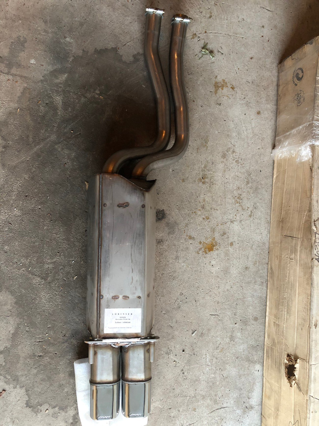 NOS Lorinser Exhaust for Mercedes-Benz W140 - Image 5