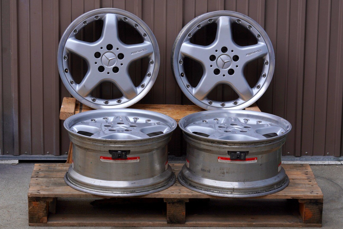 Staggered 2-Piece 17" AMG Monoblock Wheels by BBS