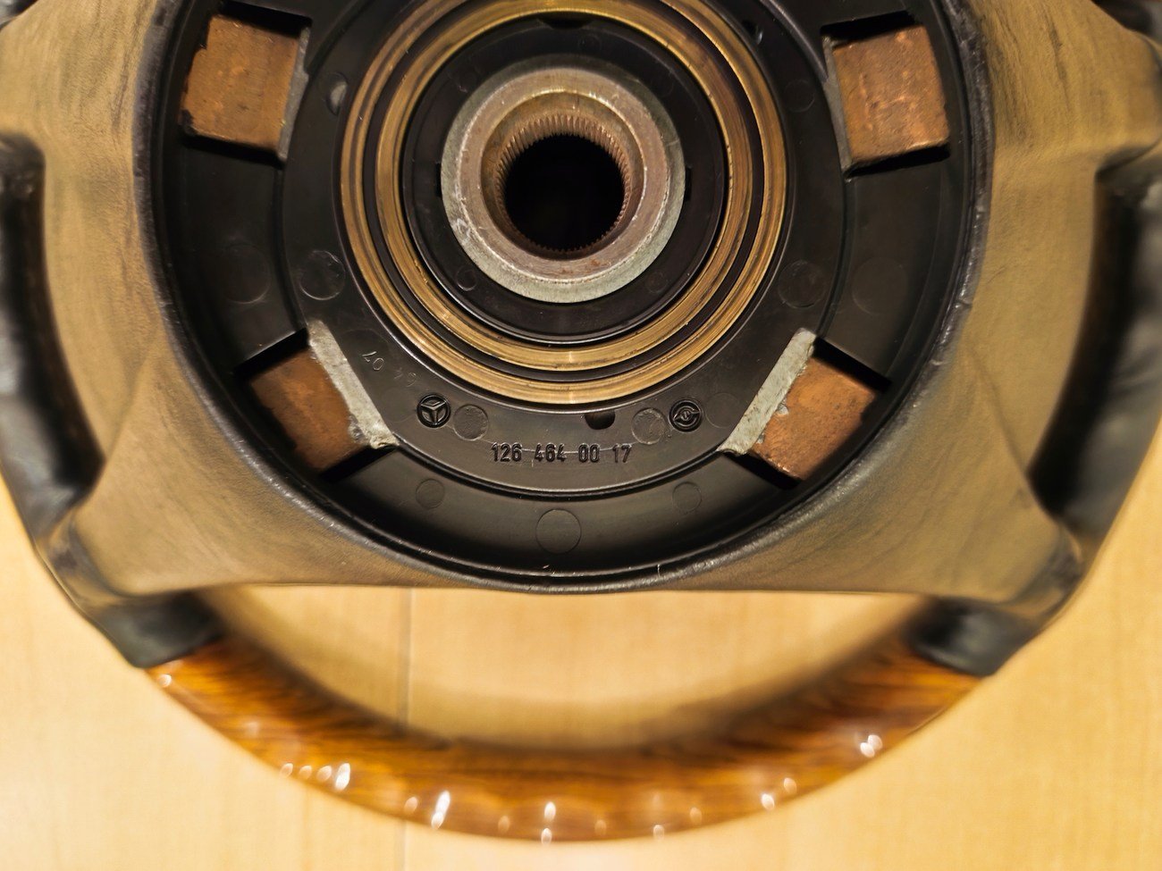 Petri W126 Zebrano Steering Wheel - Image 7