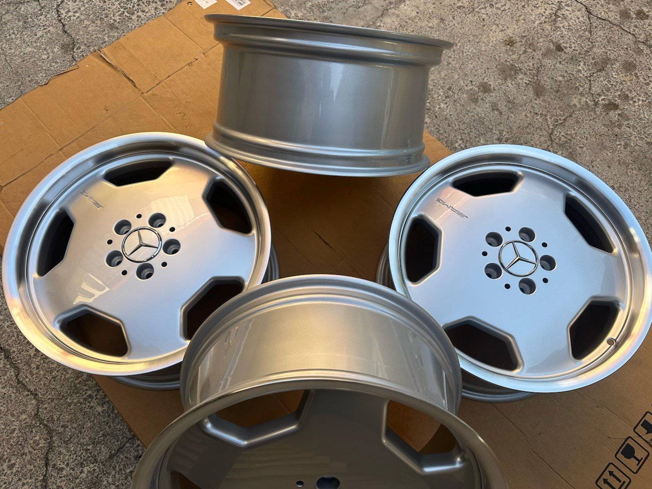 W140 18″ AMG Aero II Monoblock Wheels - Image 8