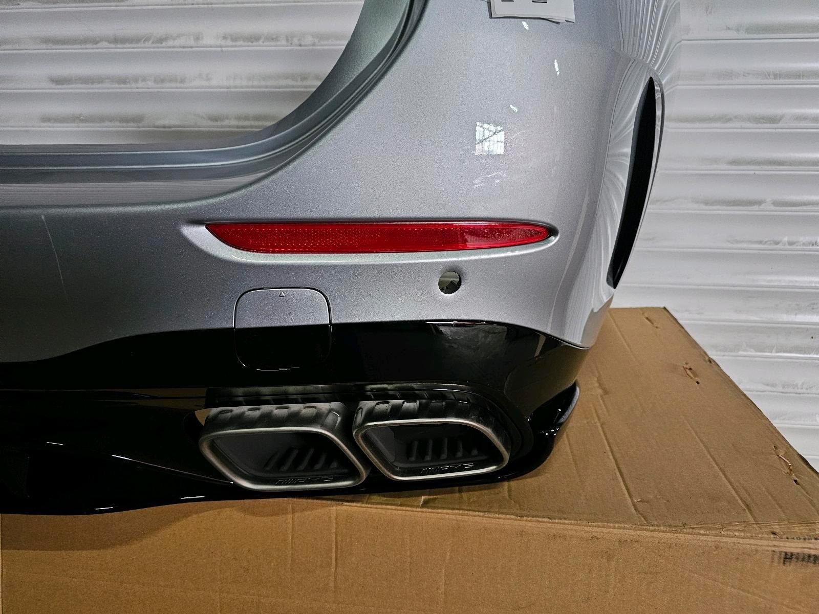 Mercedes C63 AMG Rear Bumper – W206 / S206 – Diffuser & Exhaust Tips – OEM - Image 3