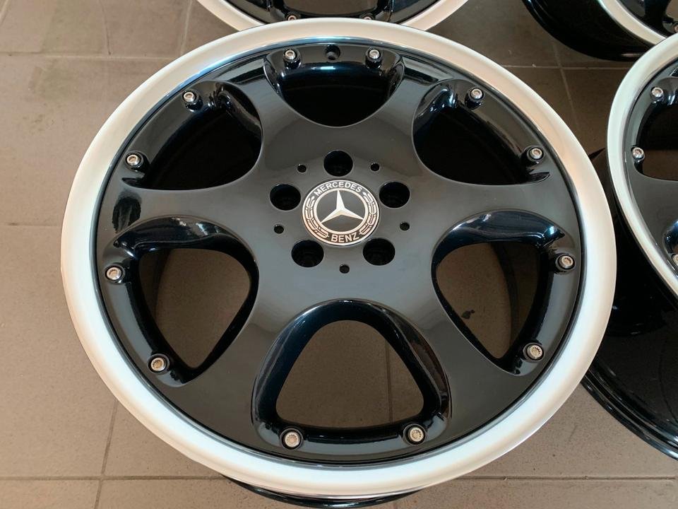 Genuine Mercedes 18 Albireo Silver Arrow Alloy Wheels - Image 5