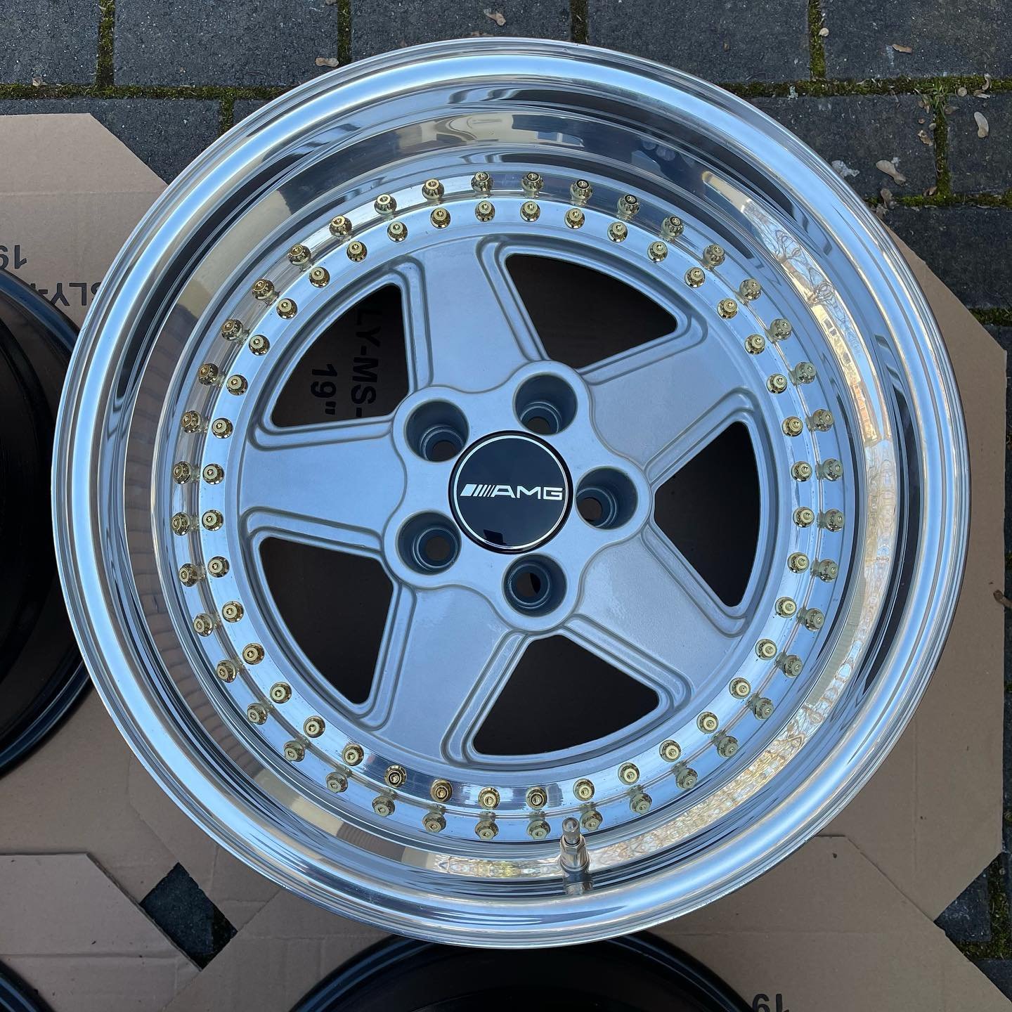 Custom AMG Penta Design Wheels - Image 4