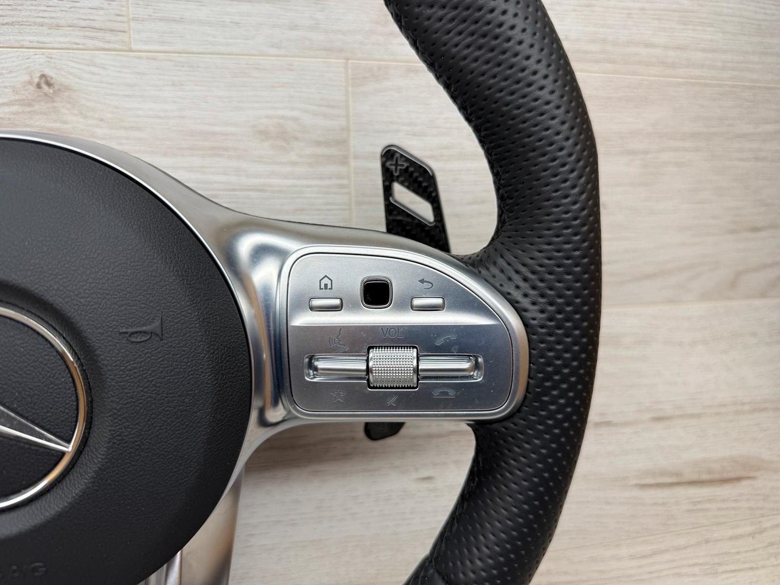 Mercedes AMG Brabus Alcantara Steering Wheel - Image 5