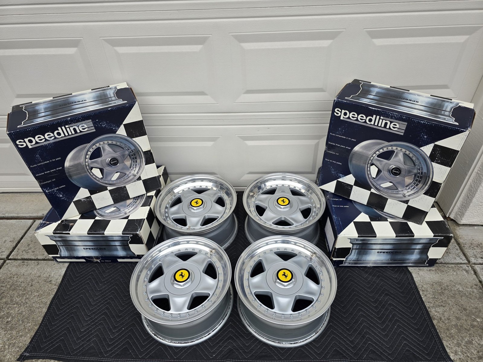 16×7″ and 16×8″ Speedline Mistral Wheels for Ferrari