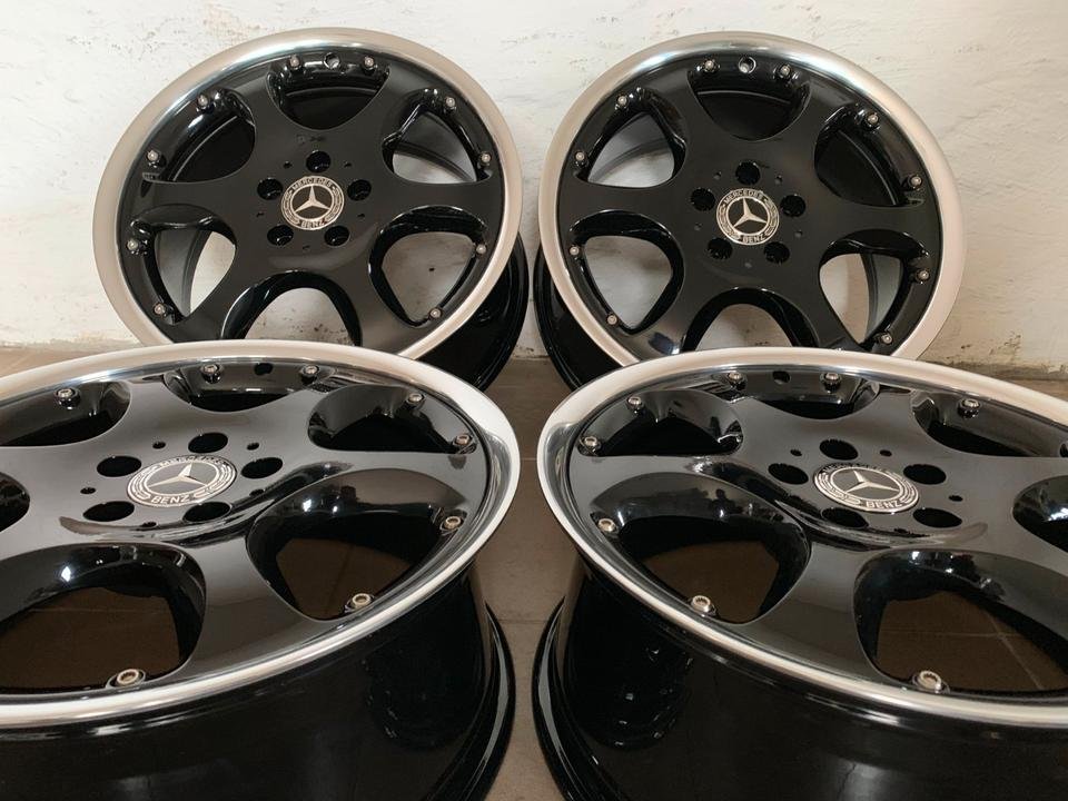 Genuine Mercedes 18 Albireo Silver Arrow Alloy Wheels - Image 4