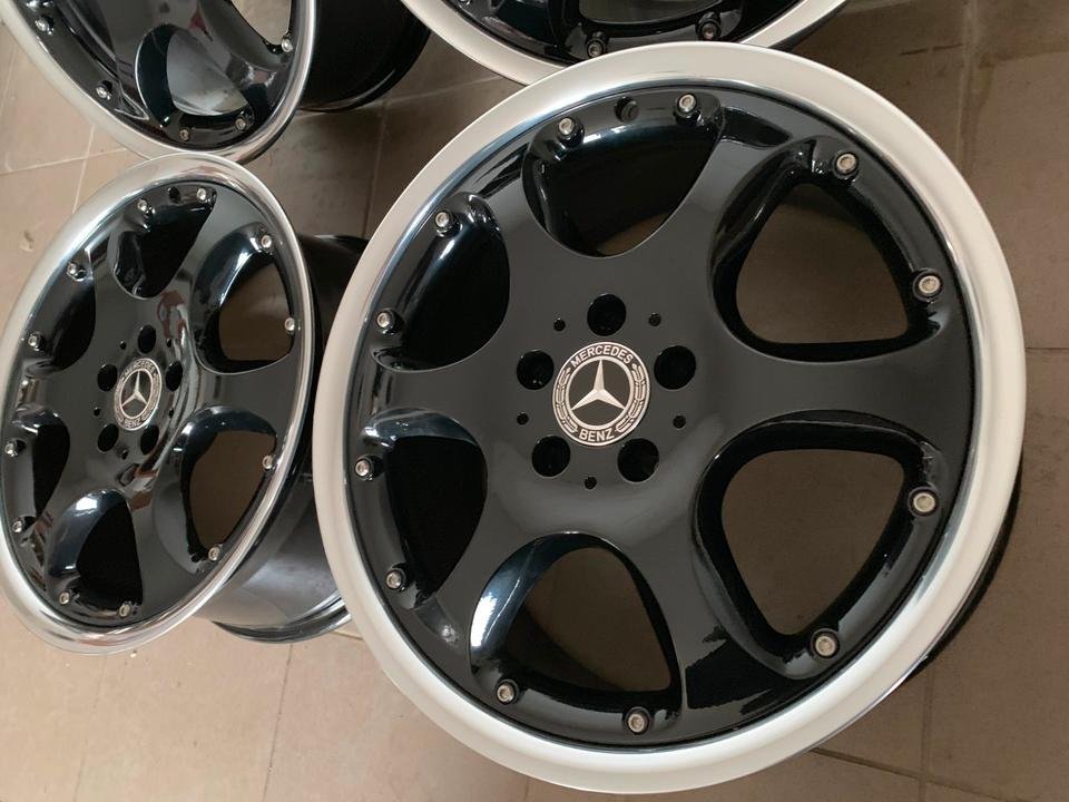 Genuine Mercedes 18 Albireo Silver Arrow Alloy Wheels - Image 9