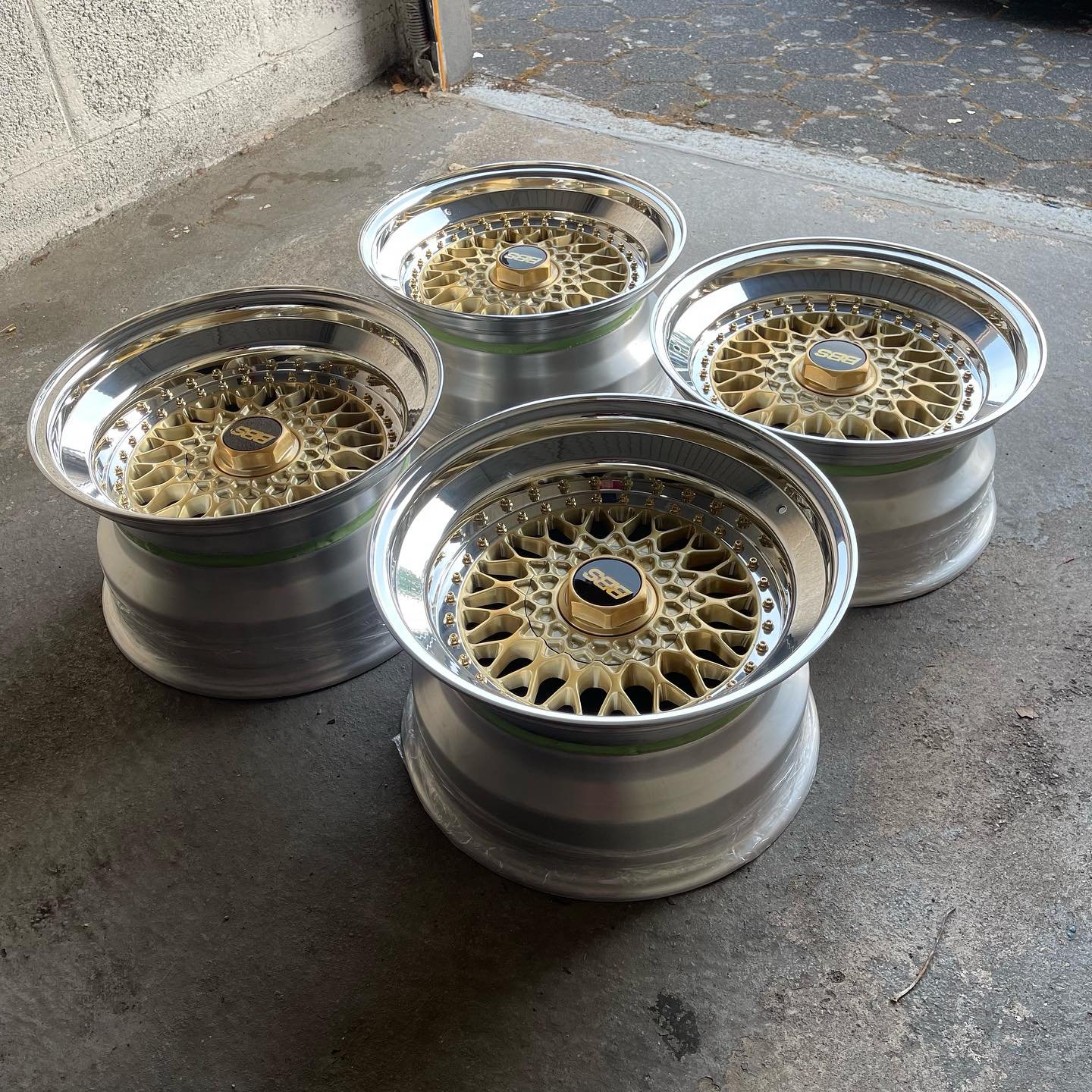 Original BBS RS 023 3-Piece Wheels