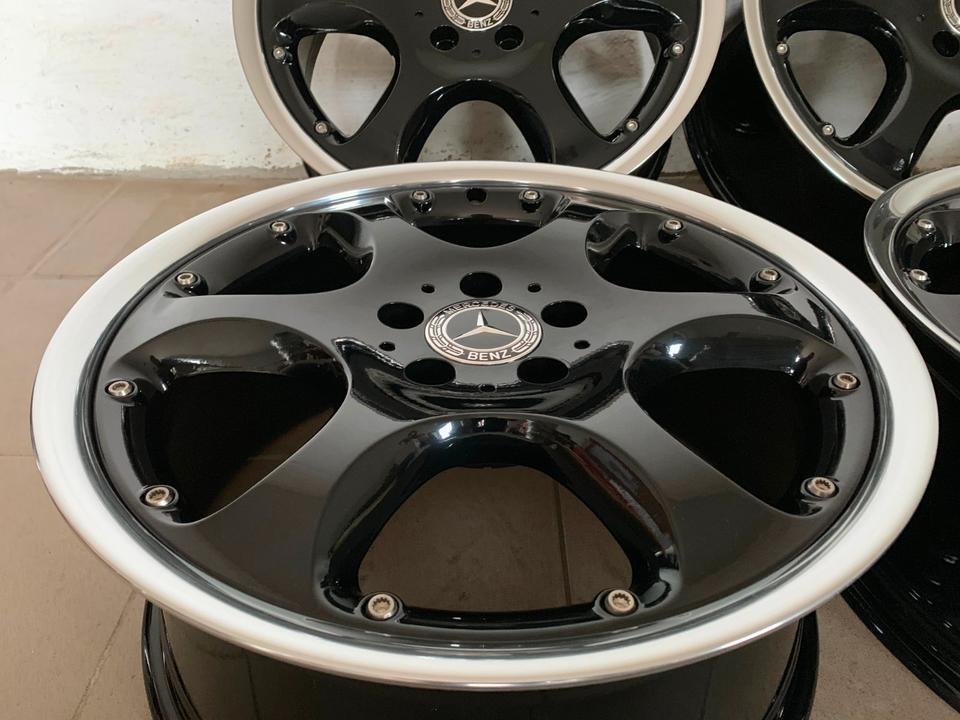 Genuine Mercedes 18 Albireo Silver Arrow Alloy Wheels - Image 8