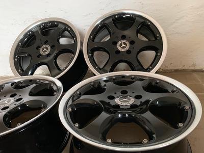 Genuine Mercedes 18 Albireo Silver Arrow Alloy Wheels - Image 3