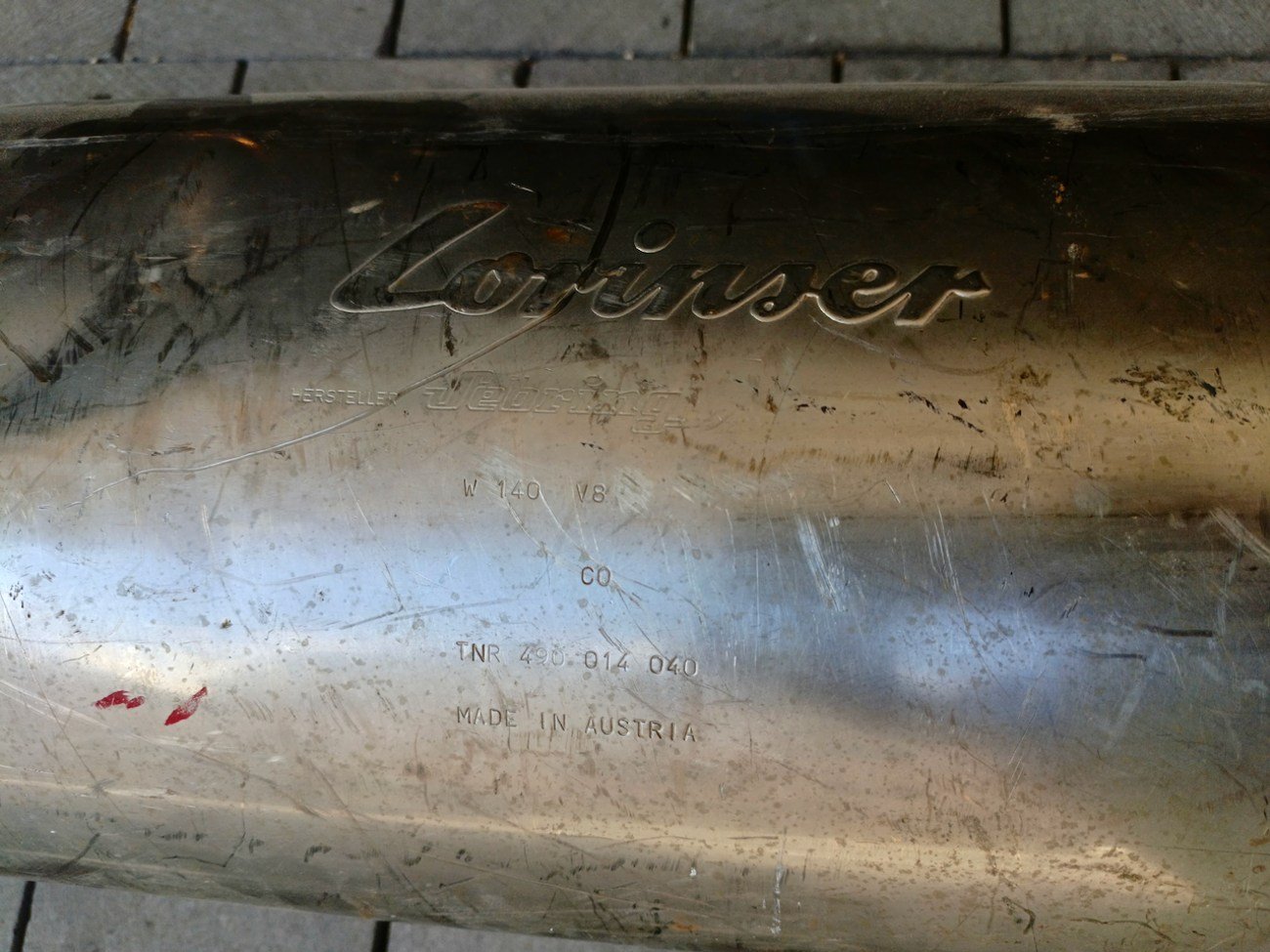 W140 Lorinser Exhaust, Side Vents, & Door Sills Package - Image 13