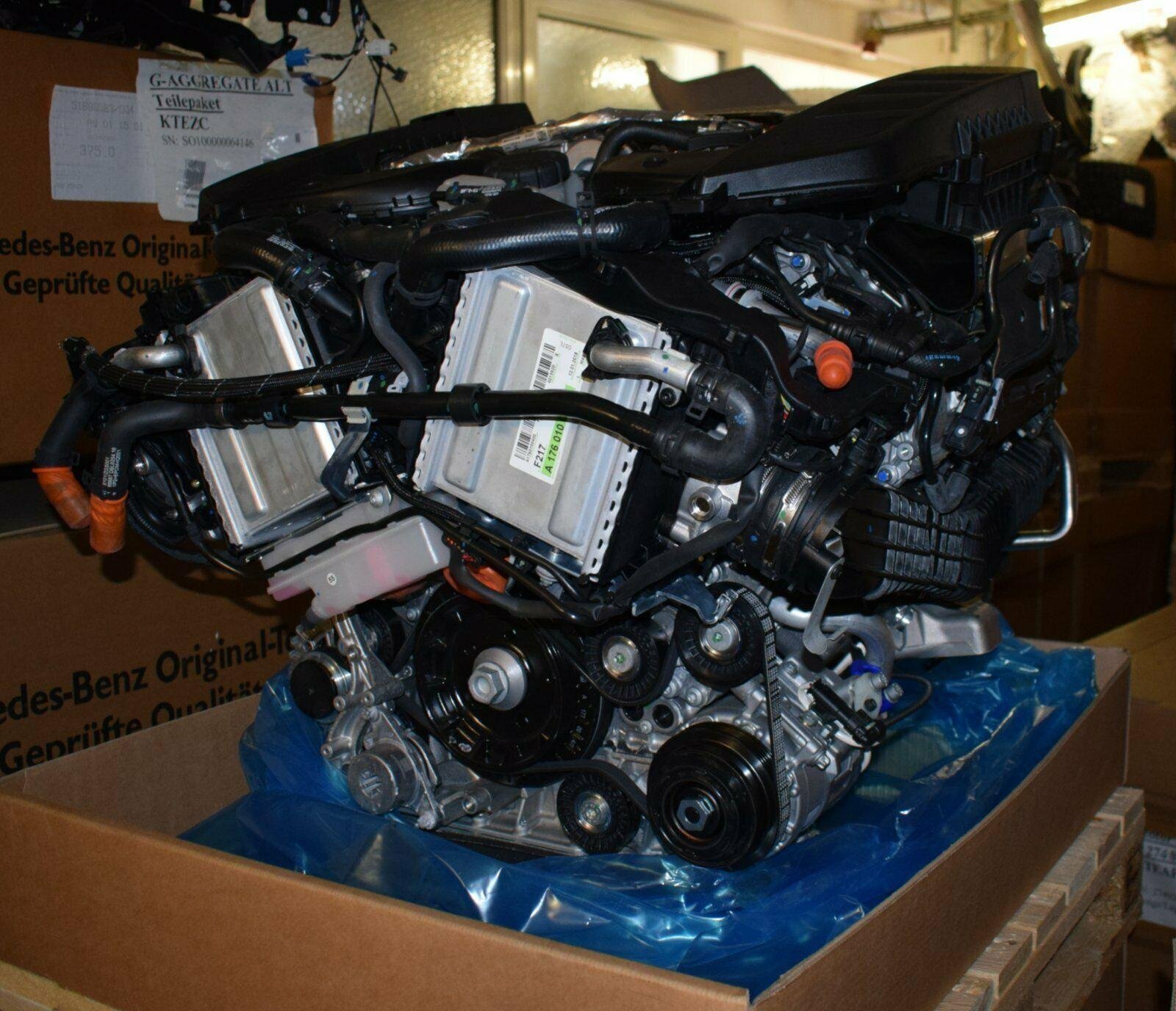 Original Mercedes S-Class Engine – M176.980 – Complete – OEM – ~4 km - Image 9