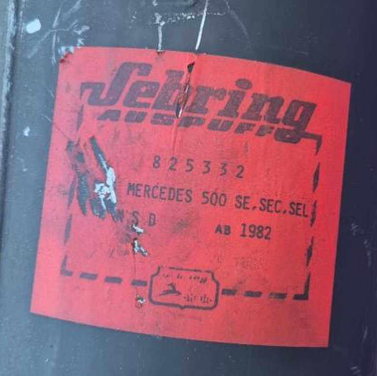 Original AMG SEC126 SEBRING Muffler - Image 6