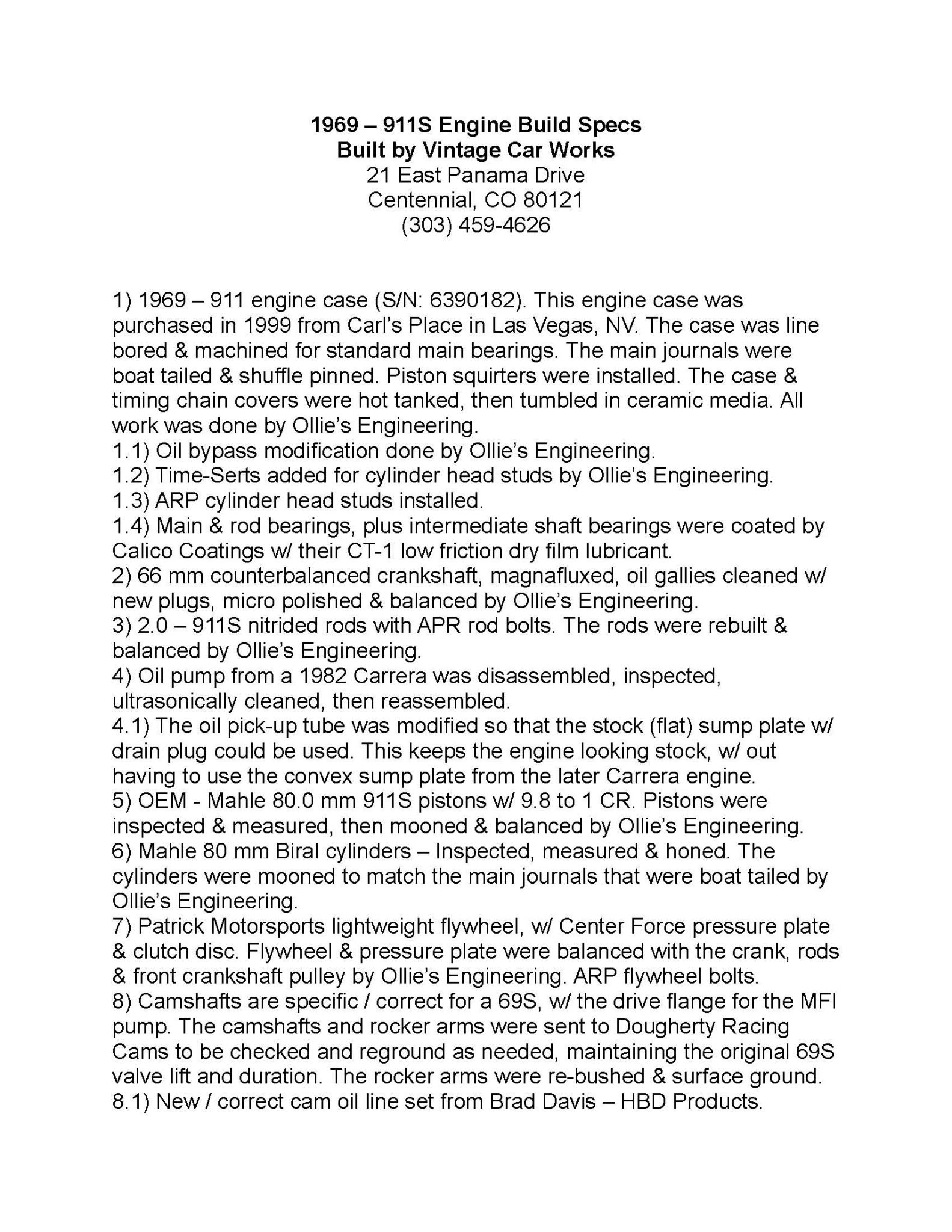 Porsche 911S Type 901/10 2.0L Flat-Six Engine - Image 17