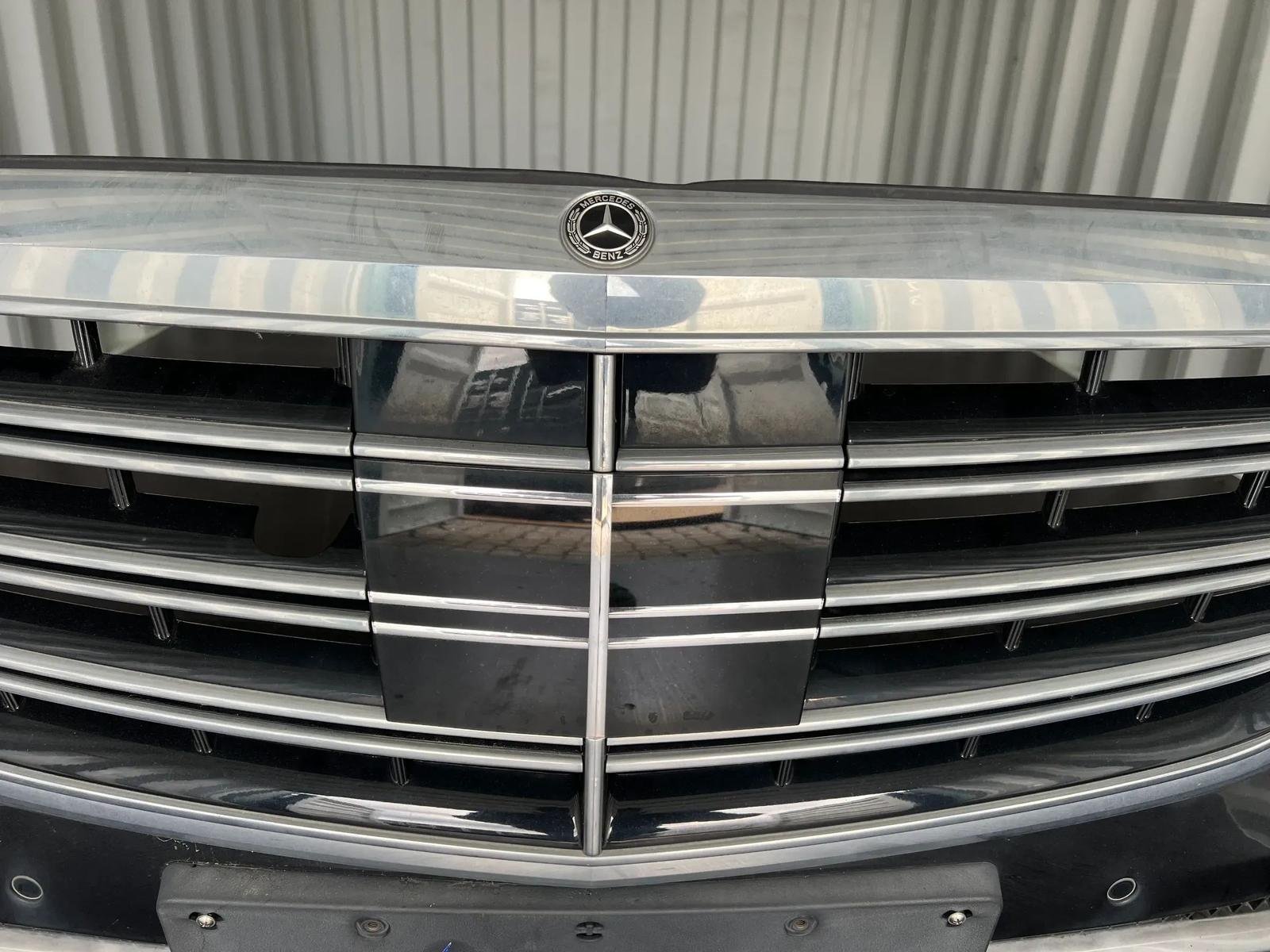 Mercedes-Benz S-Class W222 Front Bumper Black Metallic 9197 - Image 8