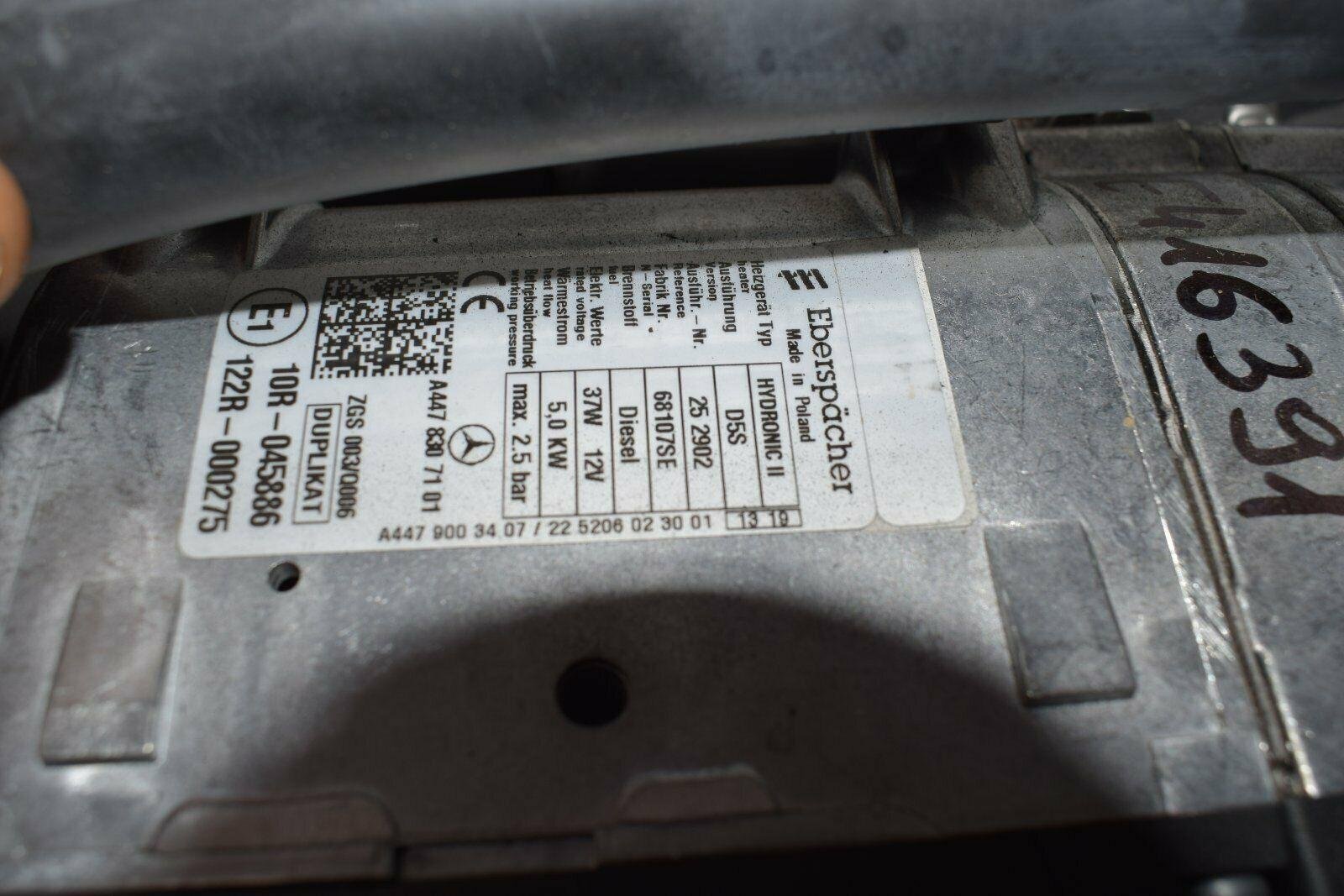 Original Mercedes Parking Heater Hydronic II - Image 4