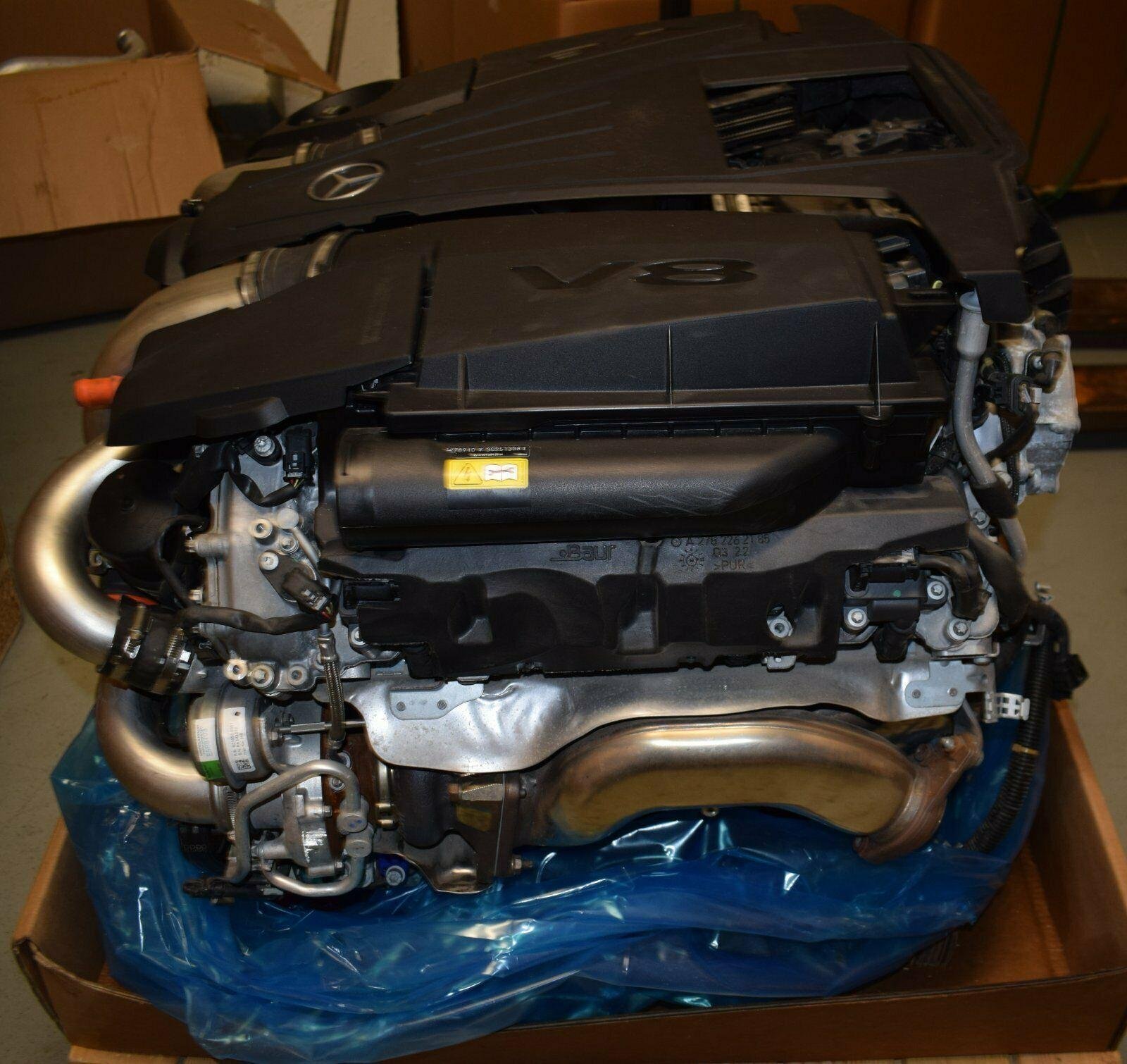 Mercedes W222 S-Class 500 4MATIC engine - Image 6