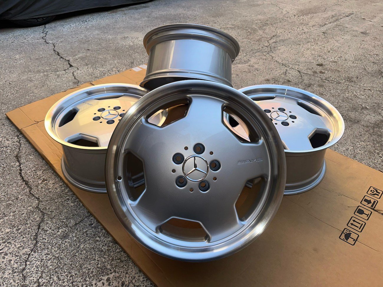 W140 18″ AMG Aero II Monoblock Wheels - Image 12