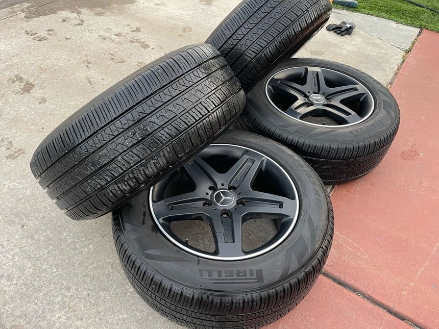 Factory 19″ AMG Wheels & Tires for W463 - Image 10