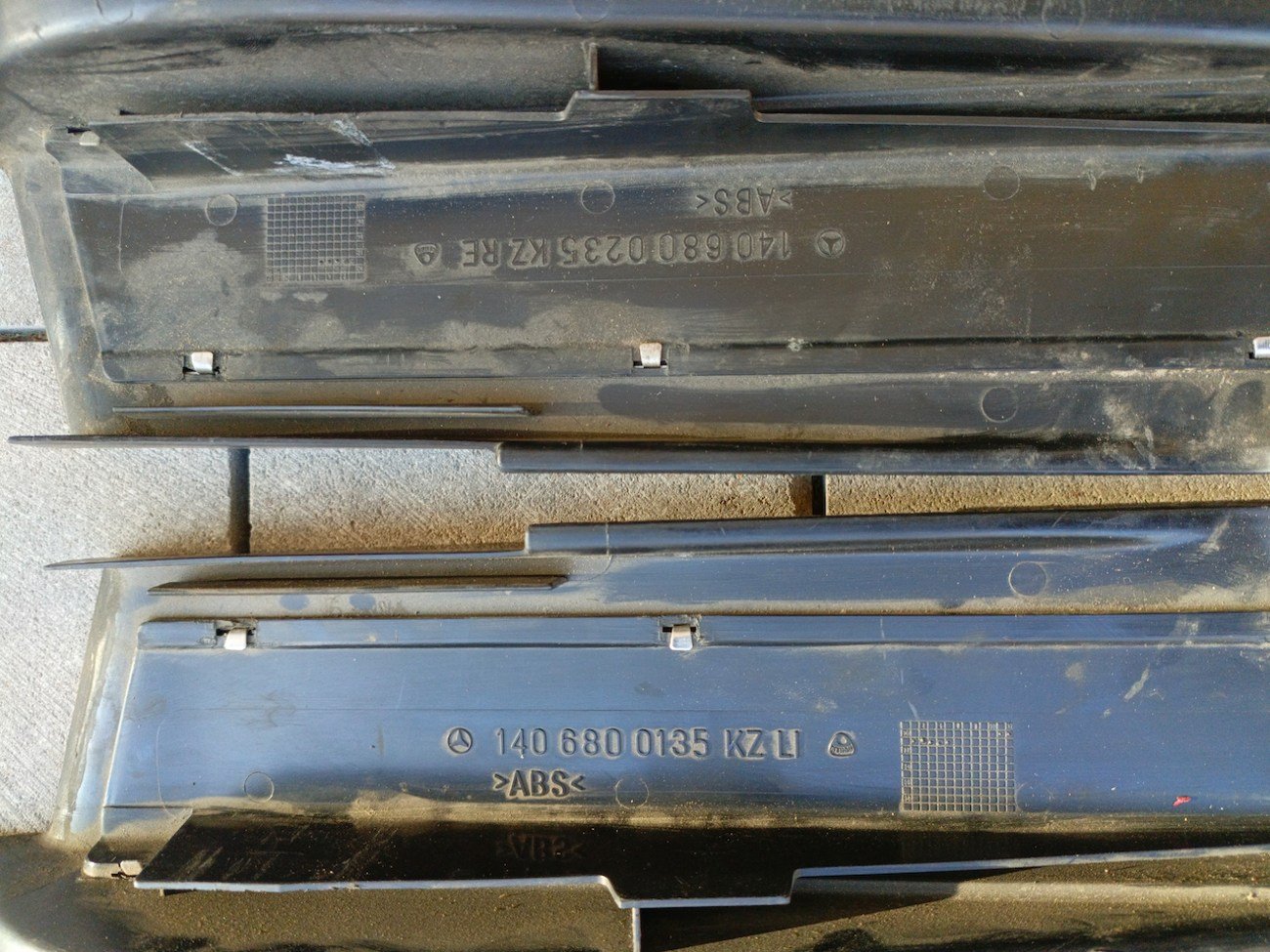 W140 Lorinser Exhaust, Side Vents, & Door Sills Package - Image 5