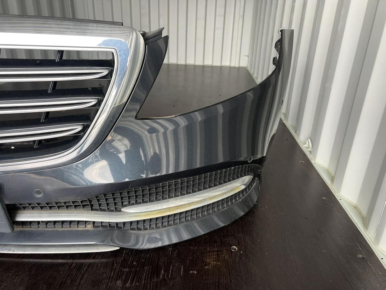 Mercedes-Benz S-Class W222 Front Bumper – Magnetite Black Metallic 9183 - Image 4