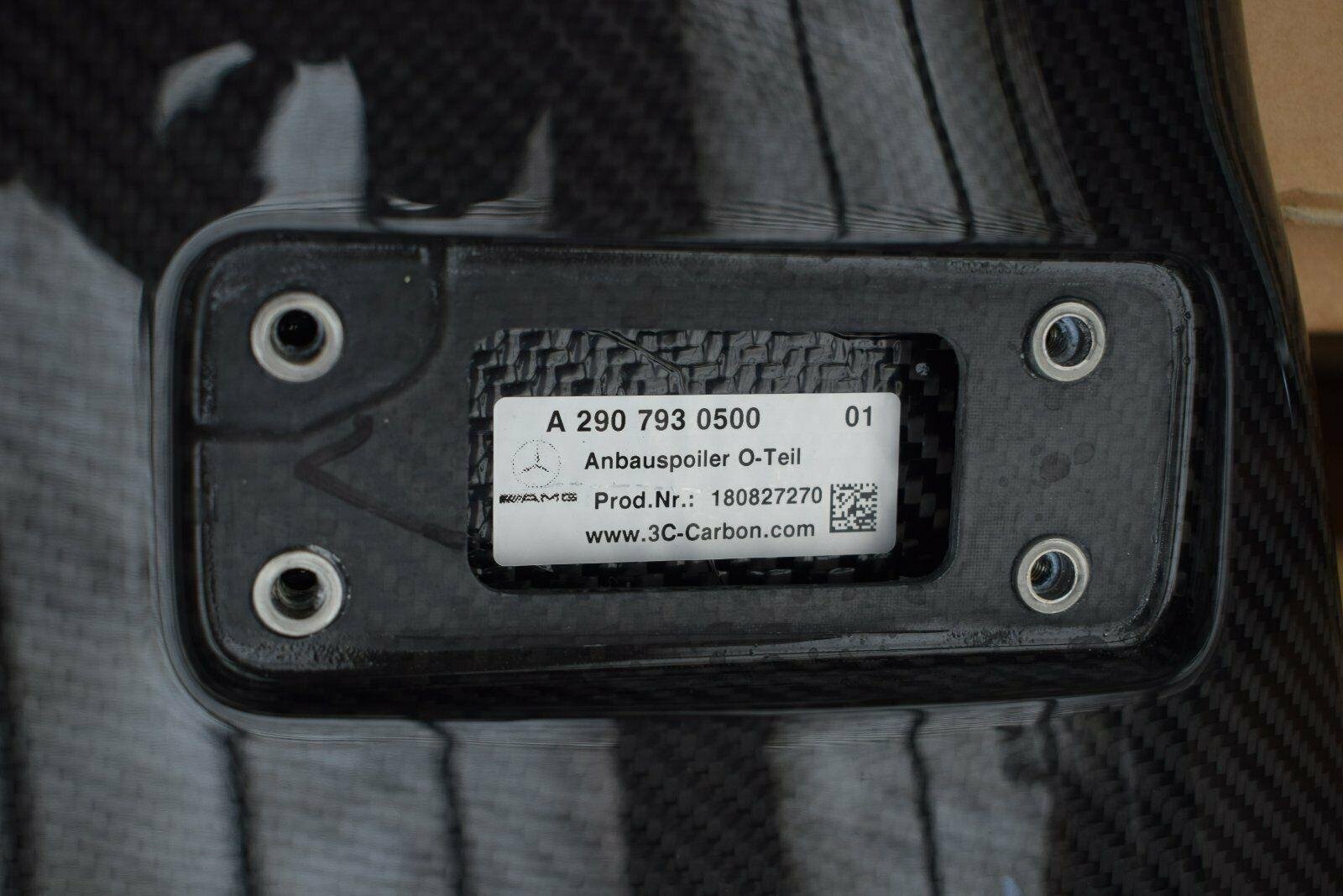 Mercedes X290 GT 4-Door Carbon Rear Spoiler - Image 5