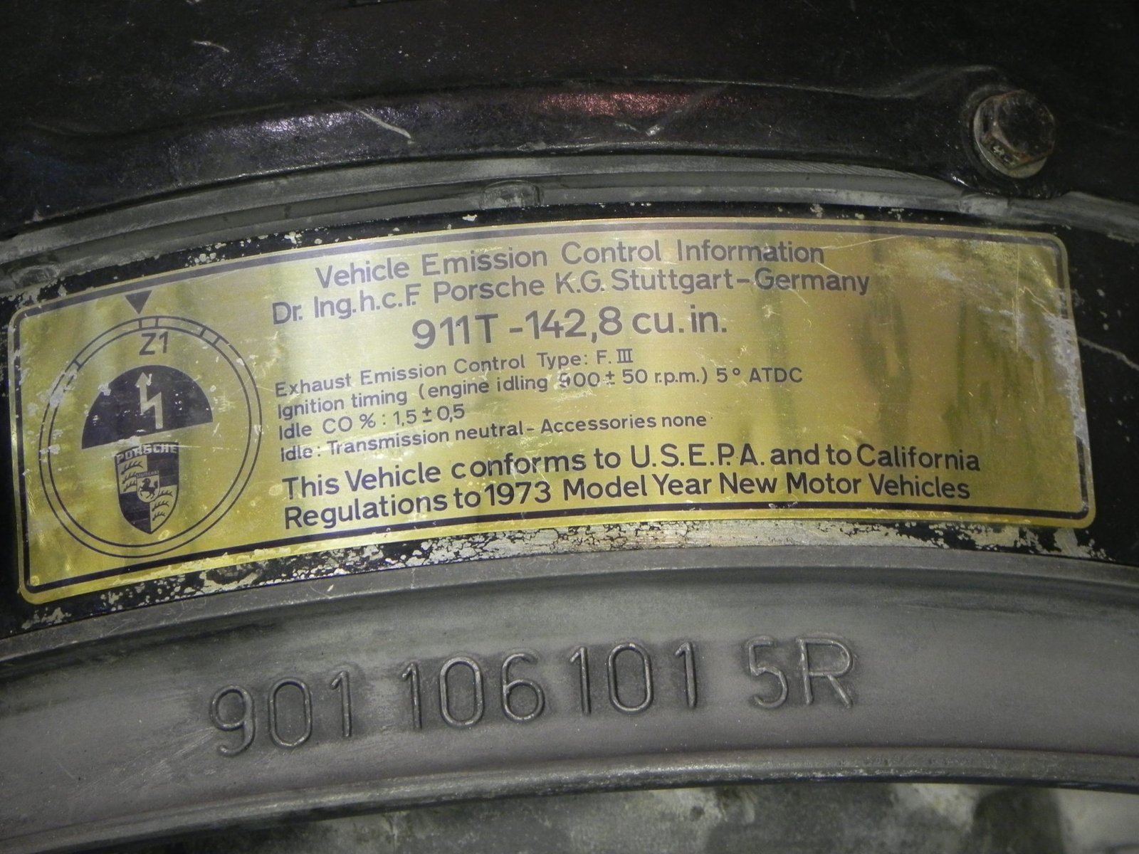 Porsche 911T Type 911/91 Engine - Image 11