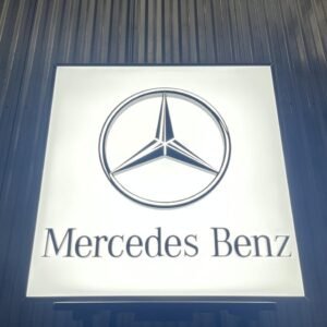 Original Mercedes-Benz Promotional Illuminated Sign
