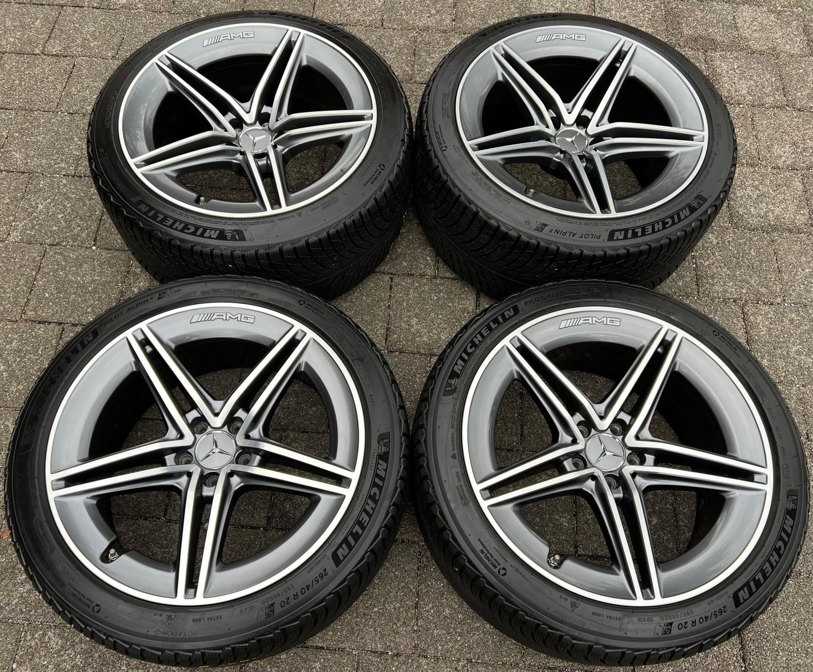 Original Mercedes-Benz AMG GT X290 20 Inch Winter Wheels - Image 9