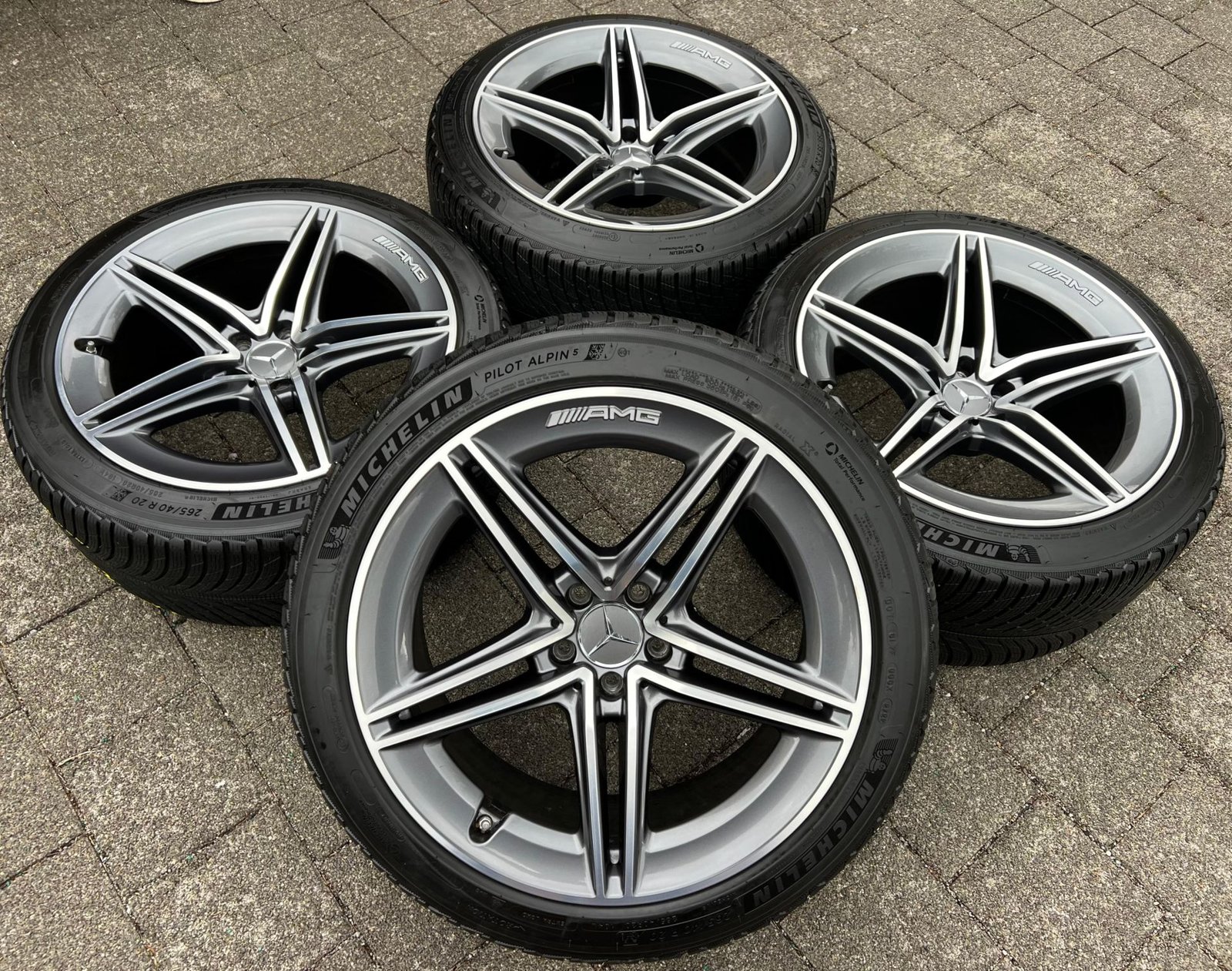 Original Mercedes-Benz AMG GT X290 20 Inch Winter Wheels