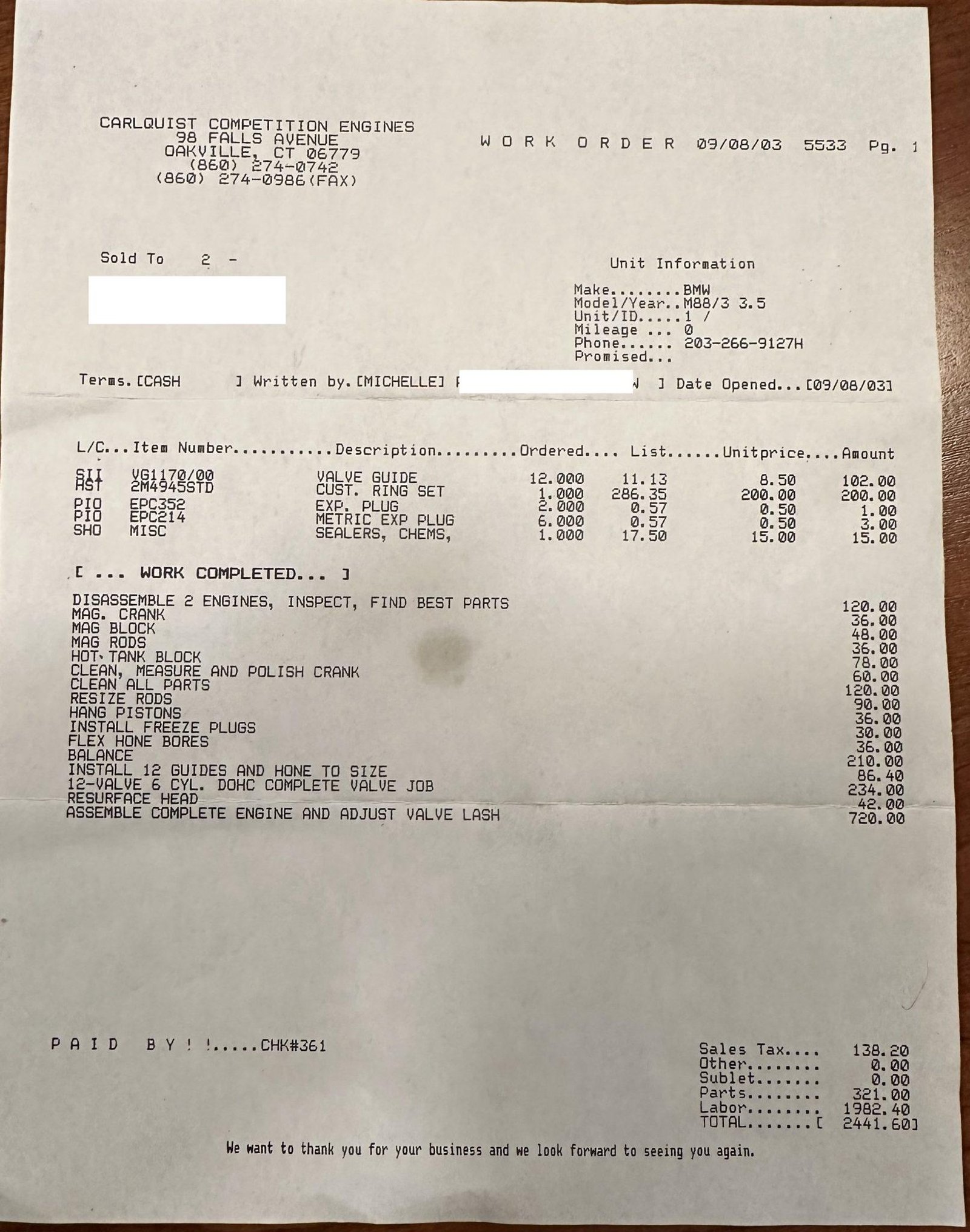 BMW M88/3 3.5-liter inline-Six Engine - Image 15