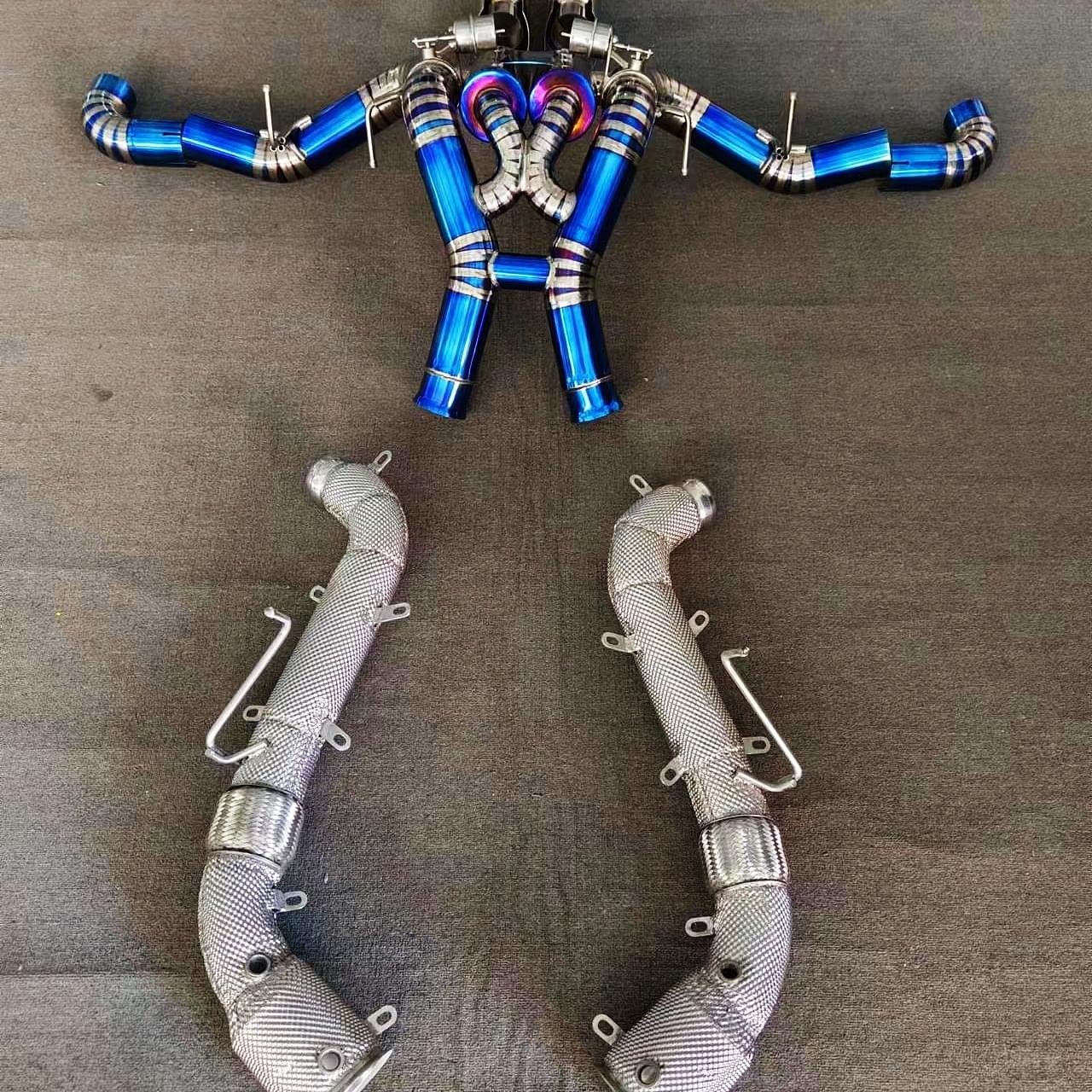 Mclaren 570s ultra light titanium exhaust with downpipes - Image 2