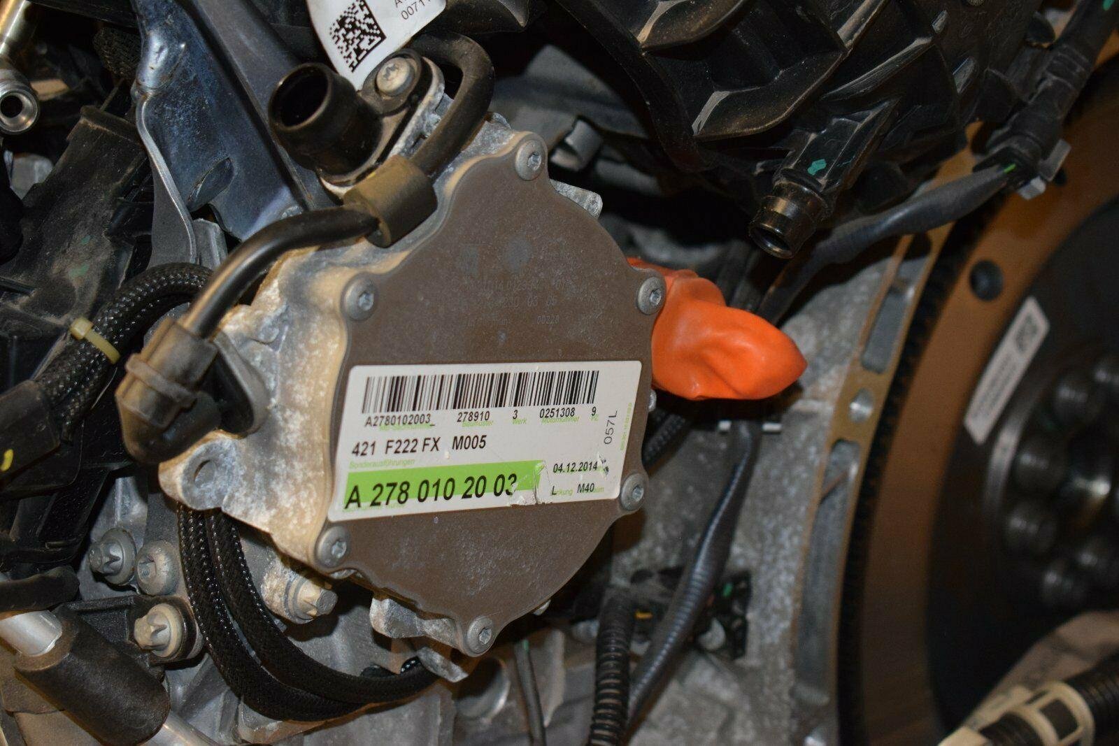 Original Mercedes M278.910 engine / Mercedes w222 S Class Maybach 500 4 Matic Engine 278.910 - Image 3