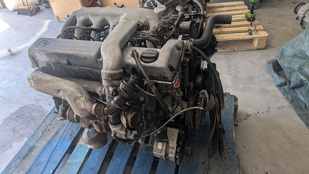 Used Mercedes-Benz OM603 Turbo Diesel Engine
