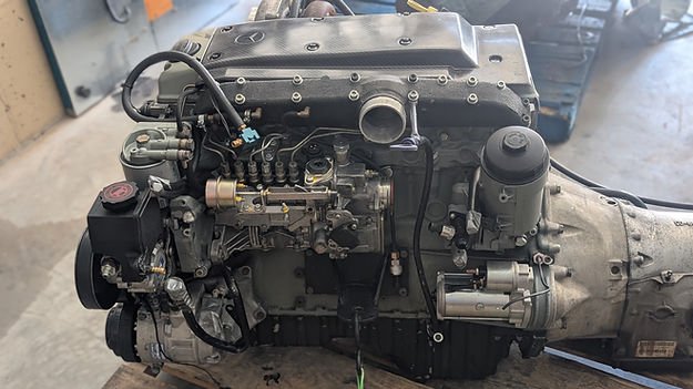Rebuilt Mercedes-Benz OM606 Turbo Diesel Engine - Image 2
