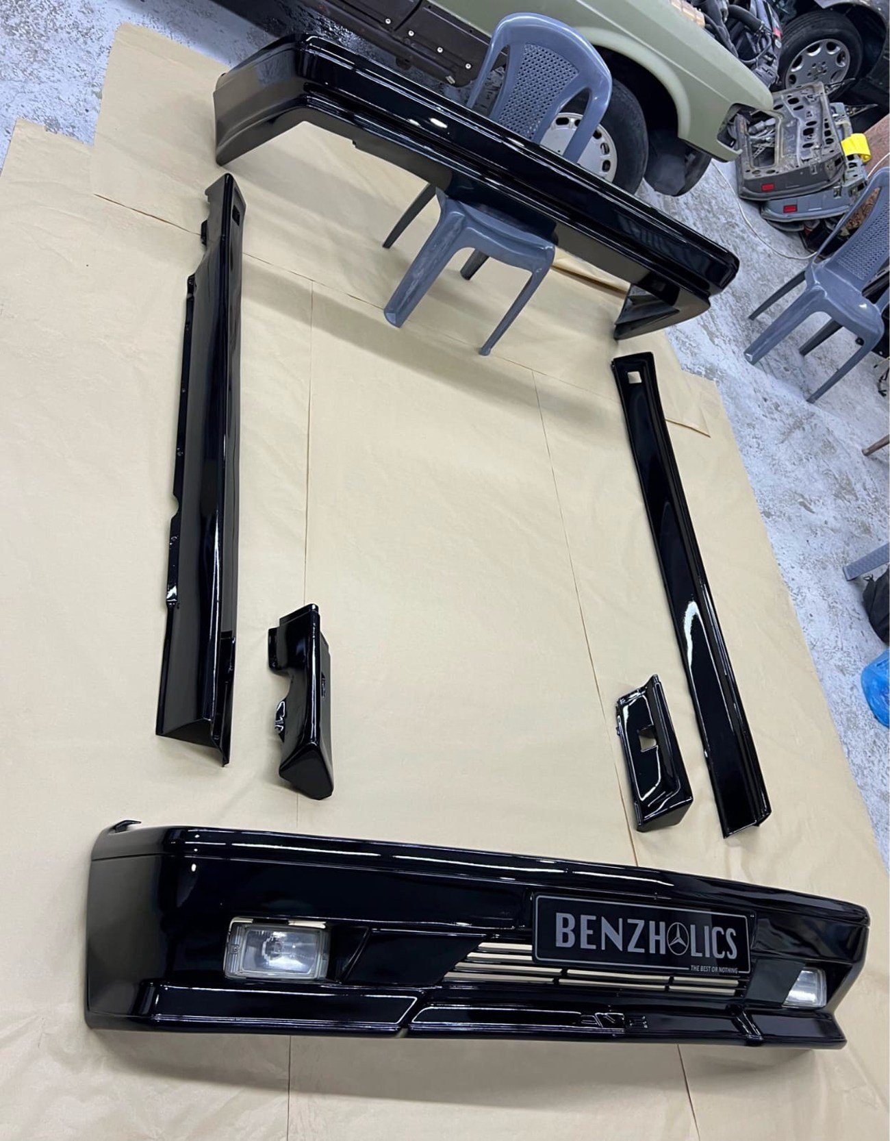 W126 Gen 2 Premerger AMG Body Kit - Image 26