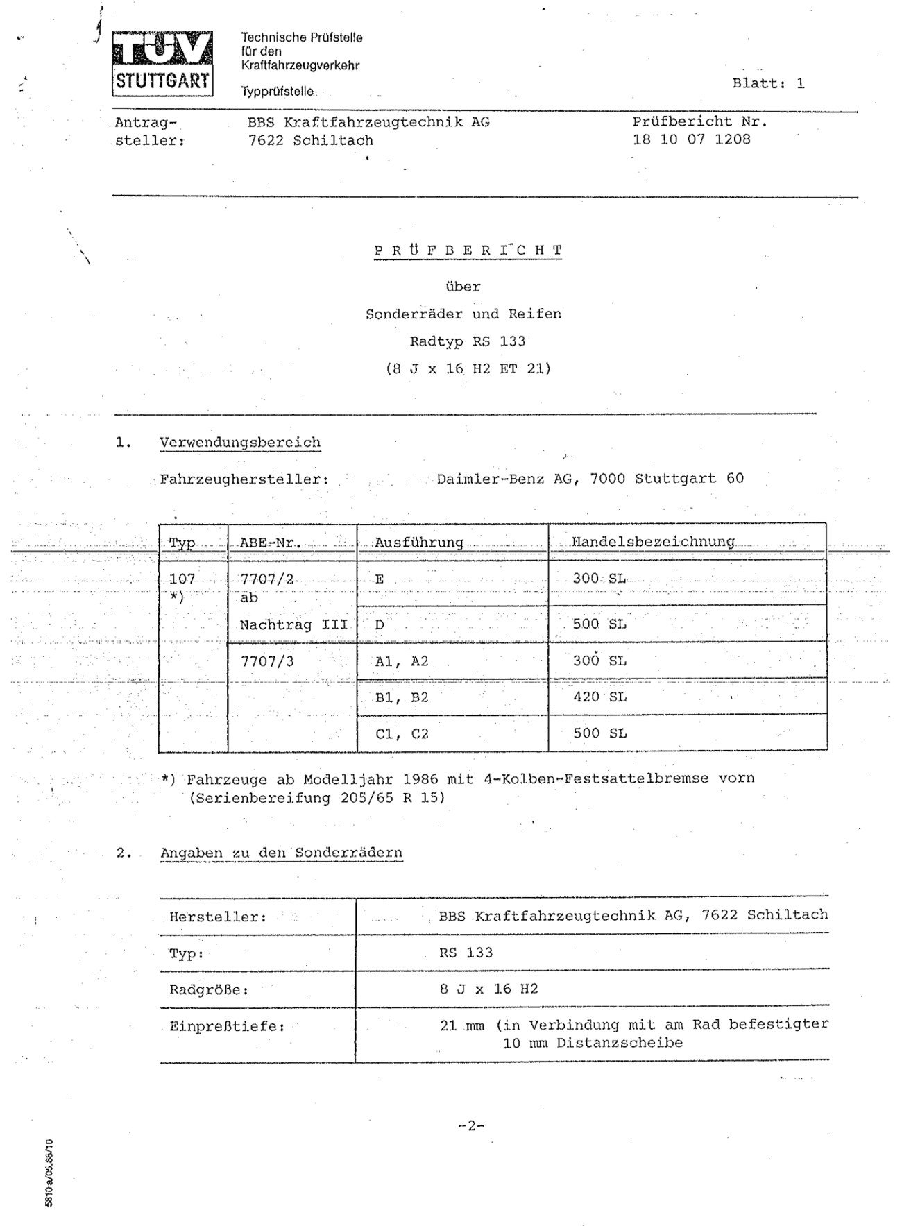 Forged 3-Piece 16″ BBS RS133 Wheels - Image 2