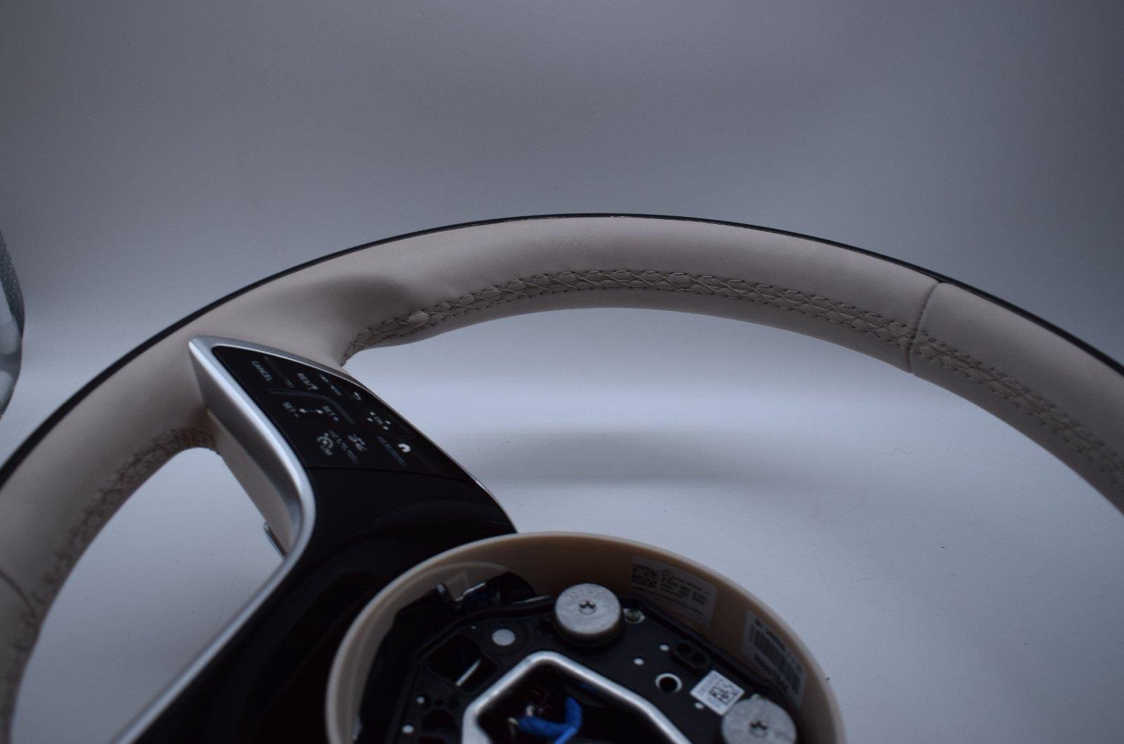 Mercedes Maybach W223 Wooden Steering Wheel - Image 4