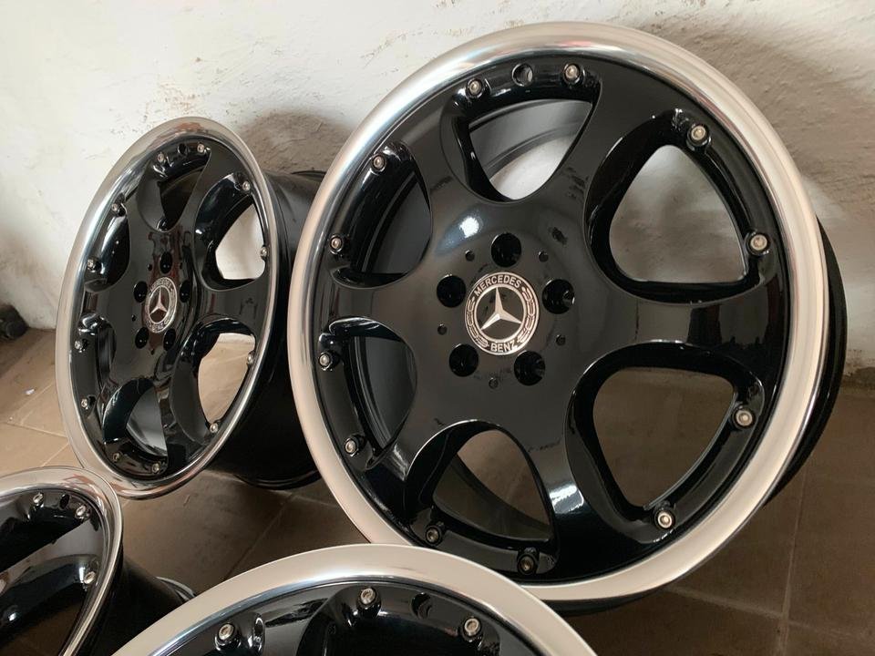Genuine Mercedes 18 Albireo Silver Arrow Alloy Wheels - Image 6