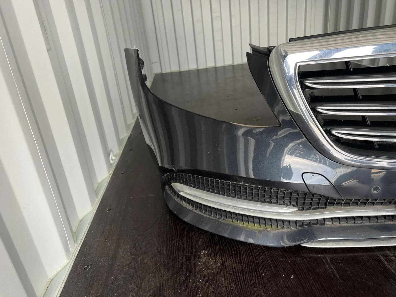 Mercedes-Benz S-Class W222 Front Bumper – Magnetite Black Metallic 9183 - Image 5