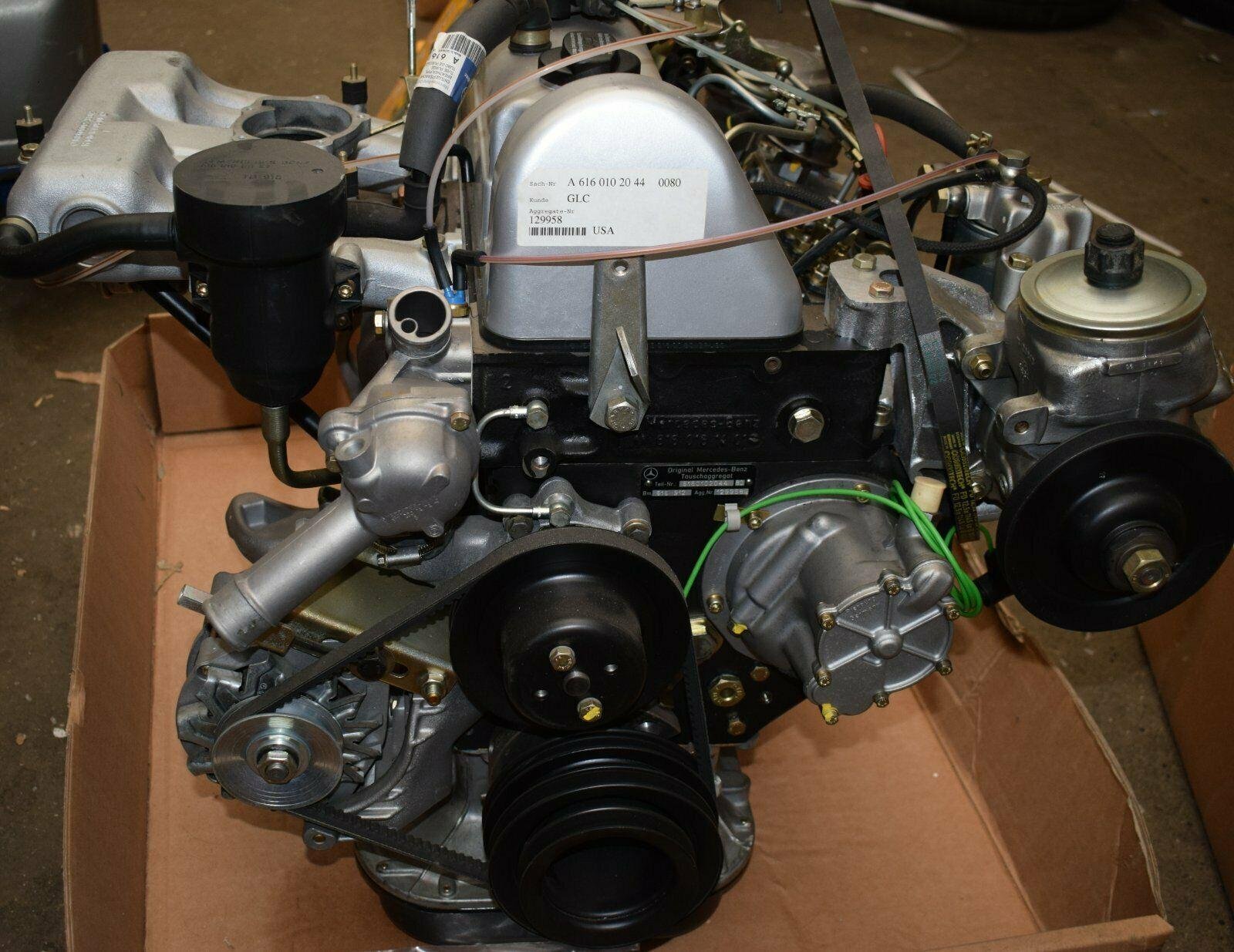 Mercedes OM616 Engine – Overhauled OEM – W123 240D - Image 2