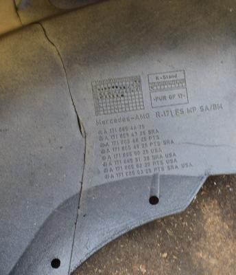 Mercedes W171 SLK AMG Front Bumper - Image 3