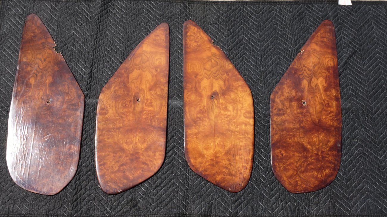 Pre-Merger AMG W126 Wooden Tray Tables & LWB Door Inserts - Image 12