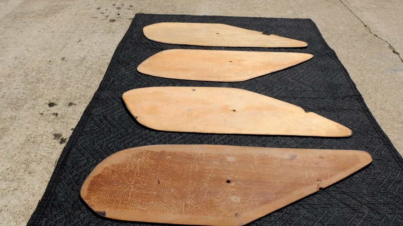 Pre-Merger AMG W126 Wooden Tray Tables & LWB Door Inserts - Image 3