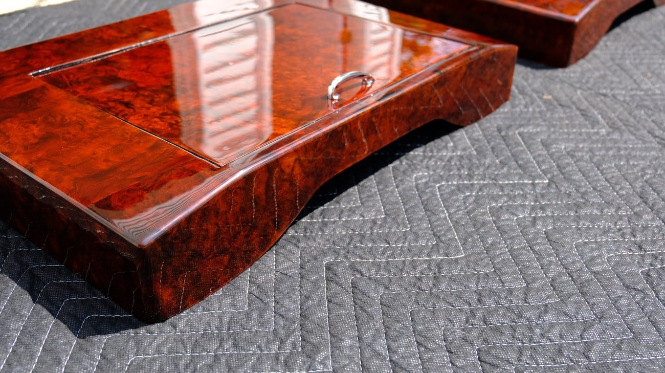 Pre-Merger AMG W126 Wooden Tray Tables & LWB Door Inserts - Image 14