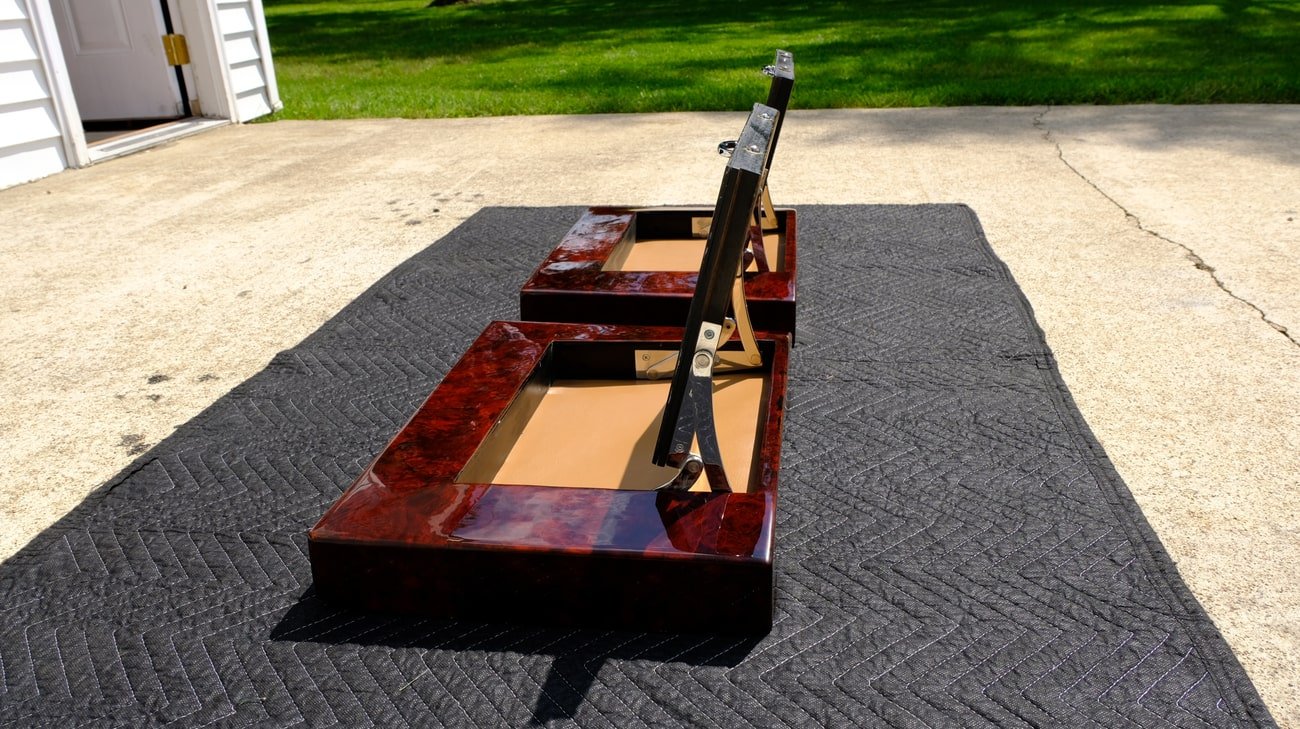 Pre-Merger AMG W126 Wooden Tray Tables & LWB Door Inserts - Image 15