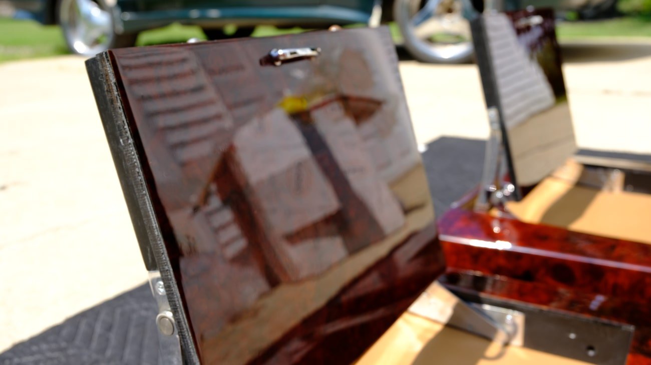 Pre-Merger AMG W126 Wooden Tray Tables & LWB Door Inserts - Image 10
