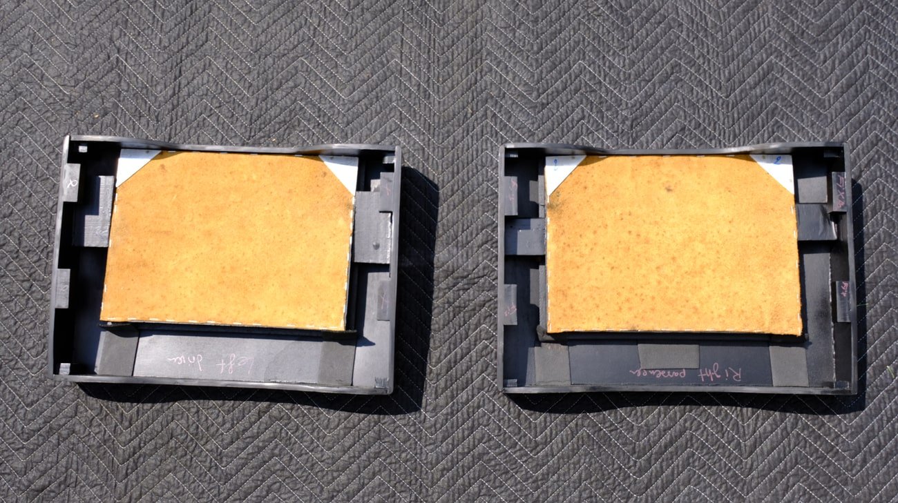 Pre-Merger AMG W126 Wooden Tray Tables & LWB Door Inserts - Image 5