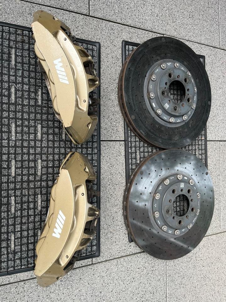 BMW ceramic front brake system for the BMW M2, M3, and M4 Competition models